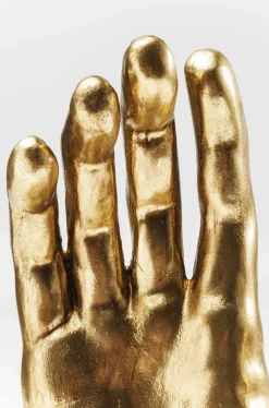 Figurki Dekoracyjne*KARE Design Figurka Dekoracyjna Mano 23x35 Cm Złota