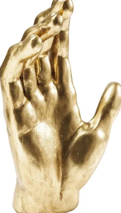 Figurki Dekoracyjne*KARE Design Figurka Dekoracyjna Mano 23x35 Cm Złota