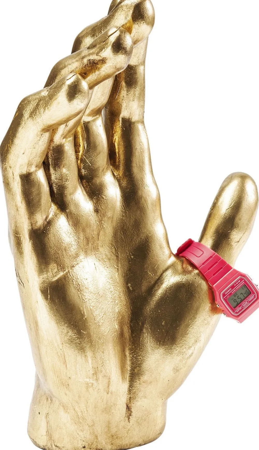 Figurki Dekoracyjne*KARE Design Figurka Dekoracyjna Mano 23x35 Cm Złota