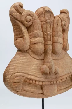 Figurki Dekoracyjne*KARE Design Figurka Dekoracyjna Mask African 36x56 Cm Naturalna