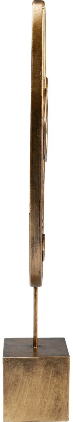 Figurki Dekoracyjne*KARE Design Figurka Dekoracyjna Mask Mathis 18x41 Cm Brązowo-złota