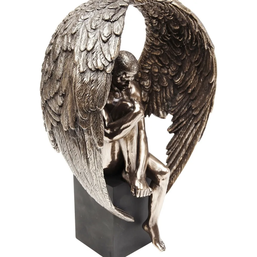 Figurki Dekoracyjne*KARE Design Figurka Dekoracyjna Nude Sad Angel 18x26 Cm
