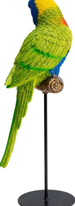 Figurki Dekoracyjne*KARE Design Figurka Dekoracyjna Parrot Green 15x36 Cm Kolorowa