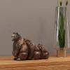 Figurki Dekoracyjne*KARE Design Figurka Dekoracyjna Relaxed Bear Family 32x20 Cm
