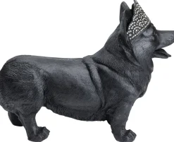 Figurki Dekoracyjne*KARE Design Figurka Dekoracyjna Royal Standing Corgi 52x40 Cm Czarny