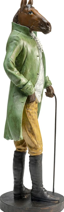 Figurki Dekoracyjne*KARE Design Figurka Dekoracyjna Sir Horse Standing 18x44 Cm Kolorowa