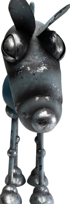 Figurki Dekoracyjne*KARE Design Figurka Dekoracyjna Stalowa Pies Robot 52x60 Cm