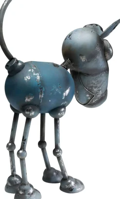 Figurki Dekoracyjne*KARE Design Figurka Dekoracyjna Stalowa Pies Robot 52x60 Cm