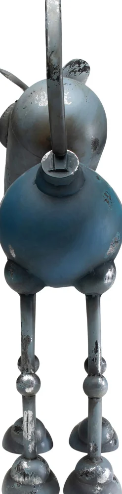 Figurki Dekoracyjne*KARE Design Figurka Dekoracyjna Stalowa Pies Robot 52x60 Cm