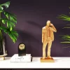Figurki Dekoracyjne*KARE Design Figurka Dekoracyjna Standing Man 23x62 Cm Złota