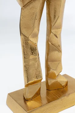 Figurki Dekoracyjne*KARE Design Figurka Dekoracyjna Standing Man 23x62 Cm Złota