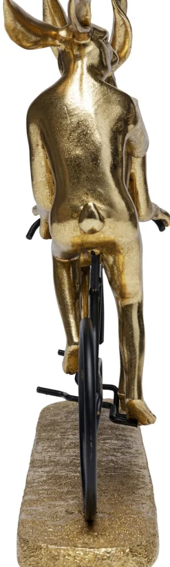 Figurki Dekoracyjne*KARE Design Figurka Dekoracyjna Tandem Rabbits 43x34 Cm Czarno-złota