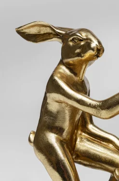 Figurki Dekoracyjne*KARE Design Figurka Dekoracyjna Tandem Rabbits 43x34 Cm Czarno-złota