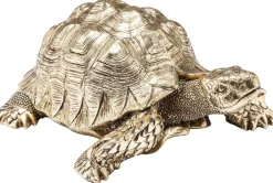 Figurki Dekoracyjne*KARE Design Figurka Dekoracyjna Turtle 26x20 Cm Złota