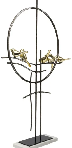 Figurki Dekoracyjne*KARE Design Figurka Dekoracyjna Tweet 39x64 Cm Złota