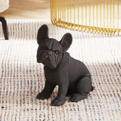 Figurki Dekoracyjne*KARE Design Figurka Dekoracyjna Waiting For Treats 22x25 Cm Czarna