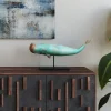 Figurki Dekoracyjne*KARE Design Figurka Dekoracyjna Whale Base 77x39 Cm Zielona
