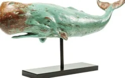 Figurki Dekoracyjne*KARE Design Figurka Dekoracyjna Whale Base 77x39 Cm Zielona