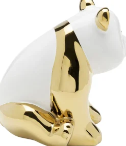 Figurki Dekoracyjne*KARE Design Figurka Dekoracyjna Złota Panda 15x18 Cm