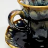 Zastawa Stołowa|Filiżanki*KARE Design Filiżanka Do Espresso Ze Spodkiem Kamionkowa Ciemnoniebieska 88 Ml