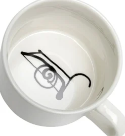 Zastawa Stołowa|Filiżanki*KARE Design Filiżanka Ze Spodkiem Biała Wzory Czarne 160 Ml