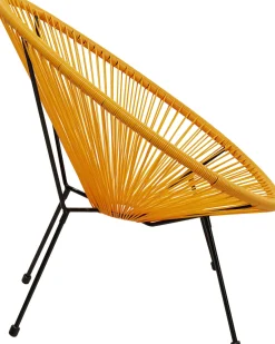 Fotele*KARE Design Fotel Acapulco 73x85 Cm Pomarańczowy