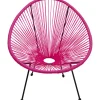 Fotele*KARE Design Fotel Acapulco 73x85 Cm Różowy