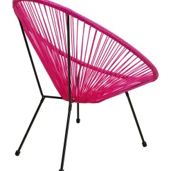 Fotele*KARE Design Fotel Acapulco 73x85 Cm Różowy