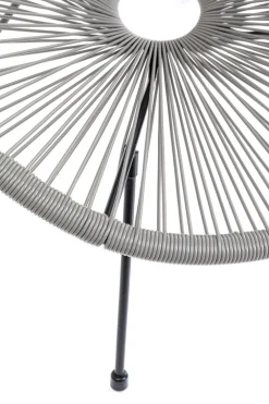 Fotele*KARE Design Fotel Acapulco 73x85 Cm Szary