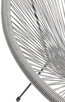 Fotele*KARE Design Fotel Acapulco 73x85 Cm Szary
