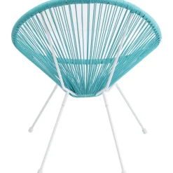 Fotele*KARE Design Fotel Acapulco 73x85 Cm Turkusowy