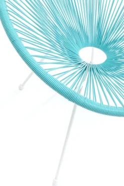 Fotele*KARE Design Fotel Acapulco 73x85 Cm Turkusowy