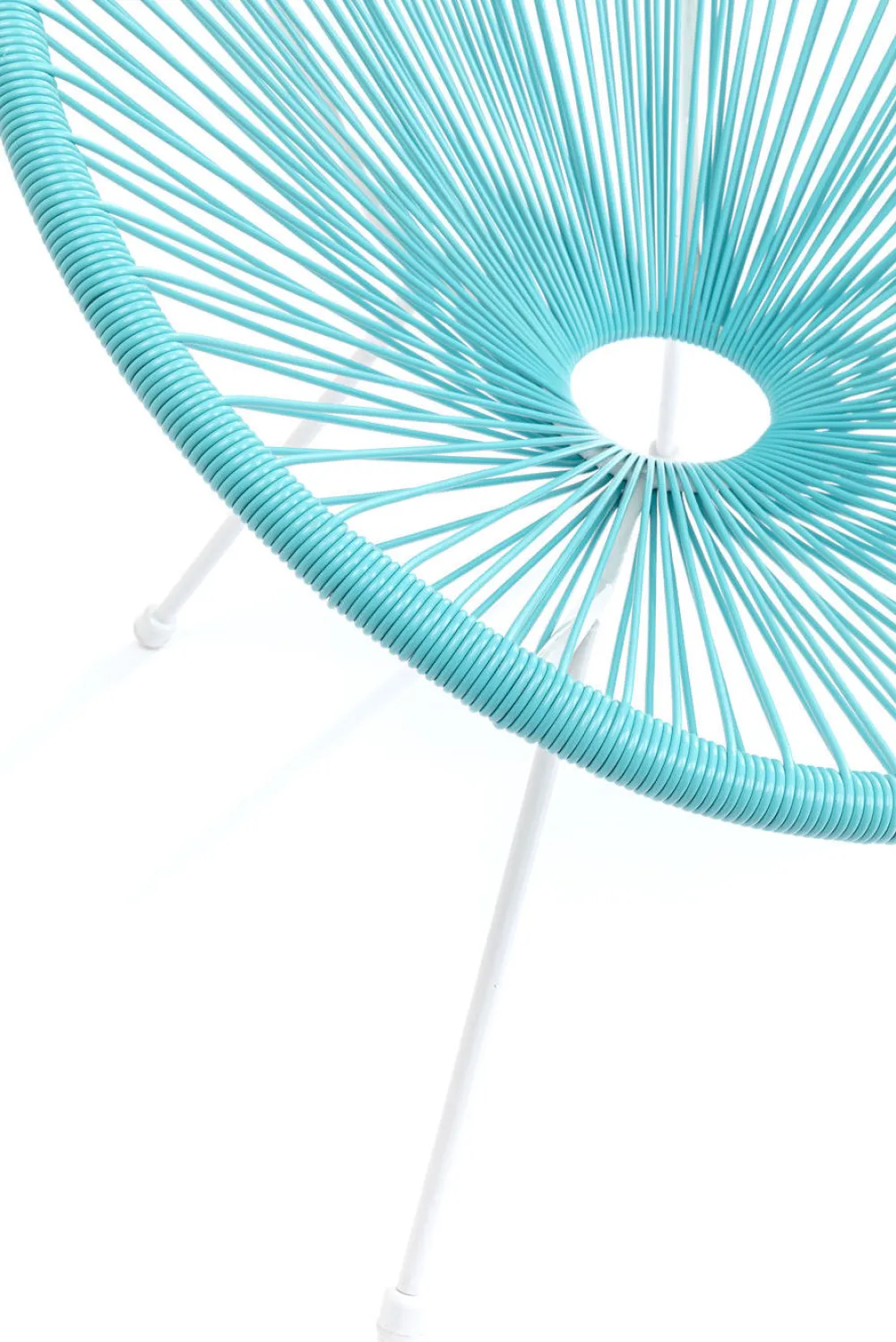 Fotele*KARE Design Fotel Acapulco 73x85 Cm Turkusowy
