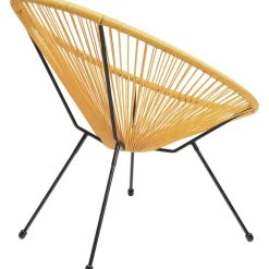 Fotele*KARE Design Fotel Acapulco 73x85 Cm żółty