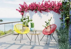 Fotele*KARE Design Fotel Acapulco 73x85 Cm Wiśniowy