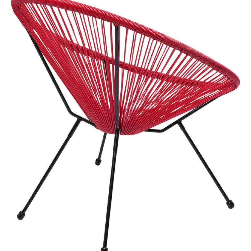 Fotele*KARE Design Fotel Acapulco 73x85 Cm Wiśniowy