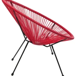 Fotele*KARE Design Fotel Acapulco 73x85 Cm Wiśniowy