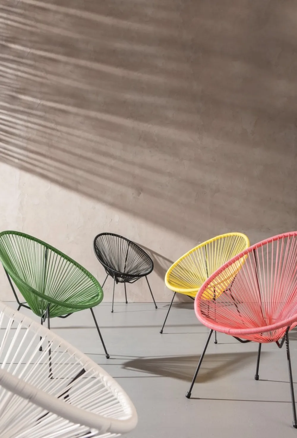 Fotele*KARE Design Fotel Acapulco 73x85 Cm Zielony
