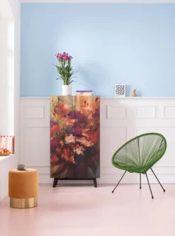 Fotele*KARE Design Fotel Acapulco 73x85 Cm Zielony
