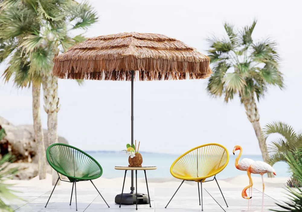 Fotele*KARE Design Fotel Acapulco 73x85 Cm Zielony