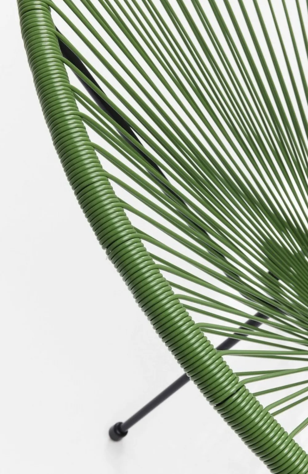 Fotele*KARE Design Fotel Acapulco 73x85 Cm Zielony