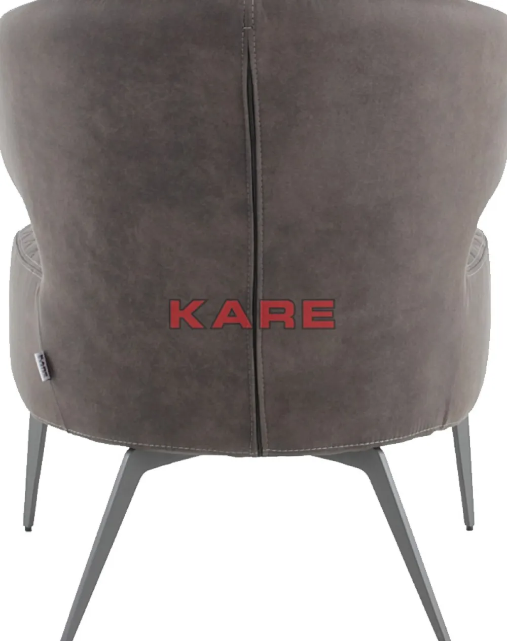Fotele*KARE Design Fotel Amsterdam 62x72 Cm Mocca Ekoskóra