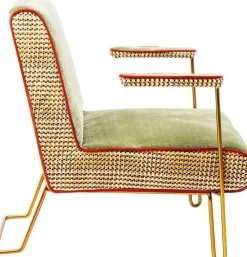 Fotele*KARE Design Fotel Aunt Betty 75x85 Cm Jasnozielony