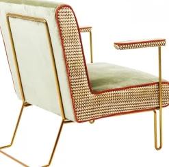 Fotele*KARE Design Fotel Aunt Betty 75x85 Cm Jasnozielony