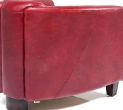 Fotele*KARE Design Fotel Cigar Lounge 72x70 Cm Czerwony