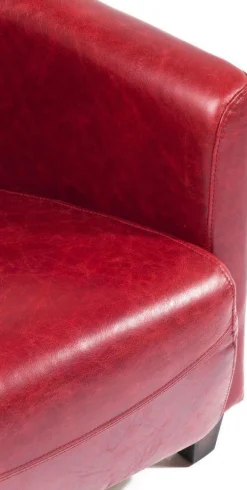 Fotele*KARE Design Fotel Cigar Lounge 72x70 Cm Czerwony