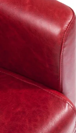Fotele*KARE Design Fotel Cigar Lounge 72x70 Cm Czerwony