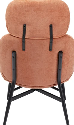 Fotele*KARE Design Fotel Elodie 67x105 Cm Jasnobrązowy - Nogi Czarne