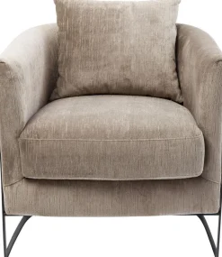 Fotele*KARE Design Fotel La Vida 76x74 Cm Beżowy
