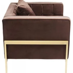 Fotele*KARE Design Fotel Loft 81x70 Cm Brązowy